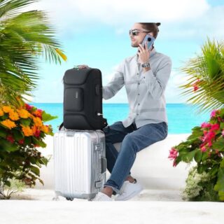 Bange 7216 Plus Μαύρο 23L Σακίδιο Laptop 15.6” Αδιάβροχο