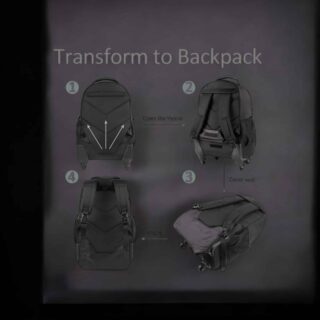 Matein Σακίδιο πλάτης Τροχήλατο 45L Laptop 17” Matein 1212