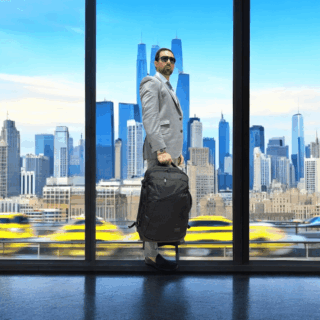 Σακίδιο πλάτης 40L Travel 17.3” Matein 1159 μαύρο