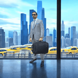 Σακίδιο πλάτης 40L Travel 17.3” Matein 1159 μαύρο