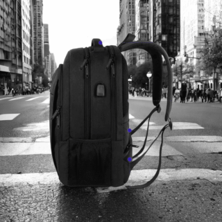 Matein Σακίδιο πλάτης 33L Laptop 17.3” Matein 1007 μαύρο