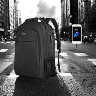 Matein Σακίδιο πλάτης 33L Laptop 17.3” Matein 1007 μαύρο