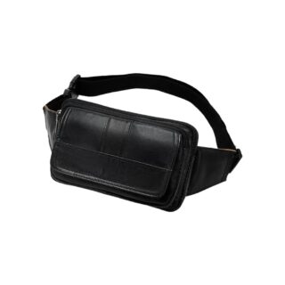 Δερμάτινο τσαντάκι μέσης Cardinal 8966 μαύρο