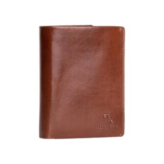 Mercury-70-003 Δερμάτινο Πορτοφόλι Κονιάκ