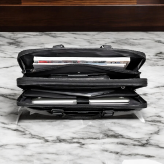 Cardinal Δερμάτινος Χαρτοφύλακας 7355 Μαύρο