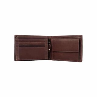 chesterfield brand C08.0201-024 Πορτοφόλι Δέρματος Καφέ σκούρο