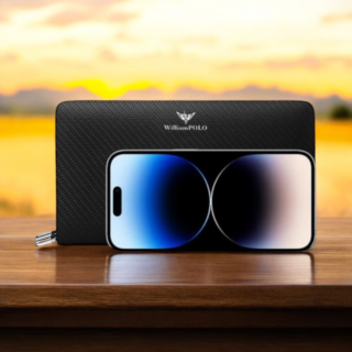 Δερμάτινο Ανδρικό πορτοφόλι William Polo 170 black