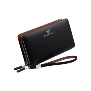 Δερμάτινο Ανδρικό πορτοφόλι William Polo 170 black