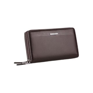 Δερμάτινο Ανδρικό πορτοφόλι William Polo 163(LARGE) brown