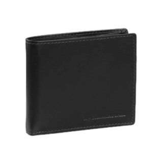 Δερμάτινο Πορτοφόλι Μαύρο Ραλφ chesterfield μικρό μαύρο