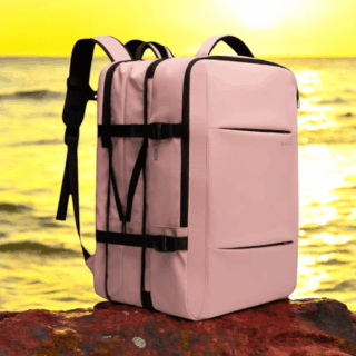 Bange 1908 Ροζ Σακίδιο Πλάτης 45L Laptop 17.3”