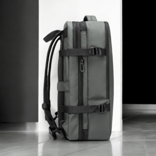 Bange 1908 Plus Γκρι 49L Σακίδιο Πλάτης Laptop 17.3” Επεκτάσιμο