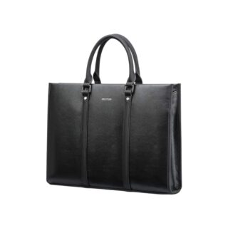 Δερμάτινος χαρτοφύλακας 14″ Bopai 11-98711 μαύρο