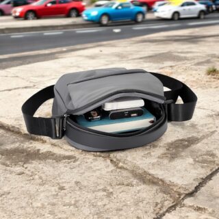 Bange 2875 Τσαντάκι Ώμου Χιαστί Crossbody Γκρι