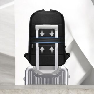 Bange 77115 Plus Σακίδιο Πλάτης Μαύρο 24L για Laptop 17.3”