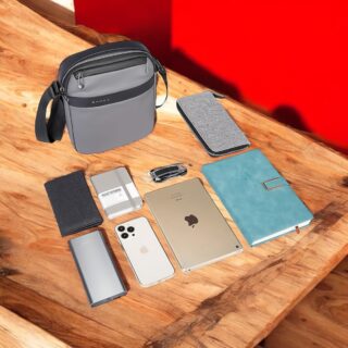 Τσαντάκι ώμου χιαστί Bange 2876 γκρί