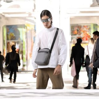 Τσαντάκι ώμου χιαστί Bange 2876 γκρί