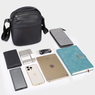 Bange 2876 Τσαντάκι Ώμου Χιαστί Crossbody Μαύρο