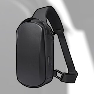 Bange 7256 Τσαντάκι Ώμου Χιαστί Crossbody Μαύρο