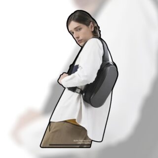 Bange 7256 Τσαντάκι Ώμου Χιαστί Crossbody Μαύρο