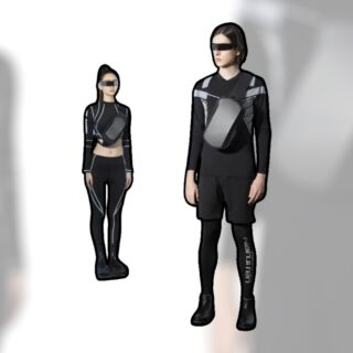 Bange 7256 Τσαντάκι Ώμου Χιαστί Crossbody Μαύρο