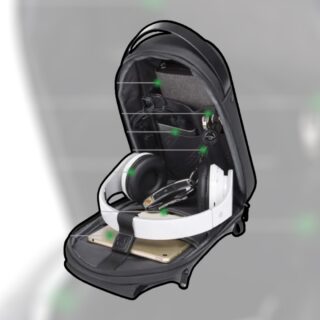 Bange 7256 Τσαντάκι Ώμου Χιαστί Crossbody Μαύρο