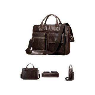 Δερμάτινος χαρτοφύλακας Cardinal 7212 red brown