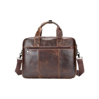 Δερμάτινος χαρτοφύλακας Cardinal 6938 σκούρο καφέ