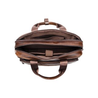 Δερμάτινος χαρτοφύλακας Cardinal 6938 σκούρο καφέ