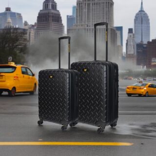 Βαλίτσα Caterpillar Μεγάλη μεσαία 83688-01 60/70cm μαύρο