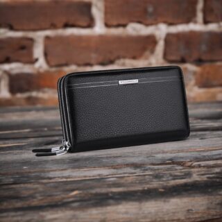Δερμάτινο Ανδρικό πορτοφόλι William Polo 163(LARGE) black