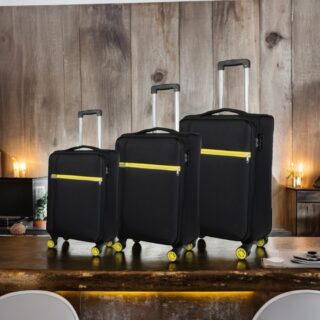 Βαλίτσες trolley (σετ 3 τεμαχίων) Oblivion Cardinal 5100 μαύρη