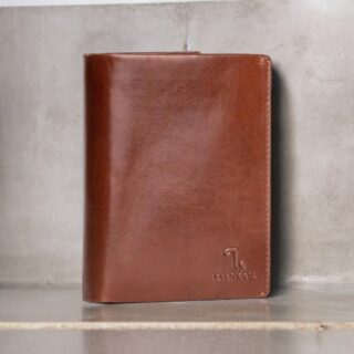 Mercury-70-003 Δερμάτινο Πορτοφόλι Κονιάκ