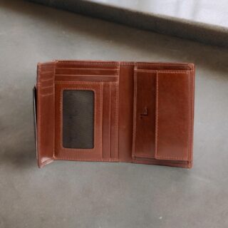 Mercury-70-003 Δερμάτινο Πορτοφόλι Κονιάκ