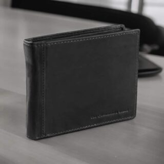 chesterfield brand C08.0201-011 Δερμάτινο Πορτοφόλι Μαύρο