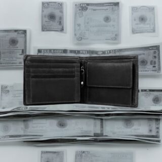 chesterfield brand C08.0201-011 Δερμάτινο Πορτοφόλι Μαύρο