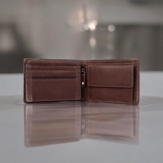 chesterfield brand C08.0201-024 Πορτοφόλι Δέρματος Καφέ σκούρο