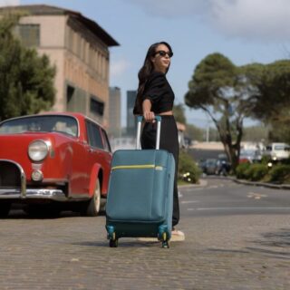 Βαλίτσα trolley Oblivion Cardinal μεσαία 5100/60cm πετρόλ