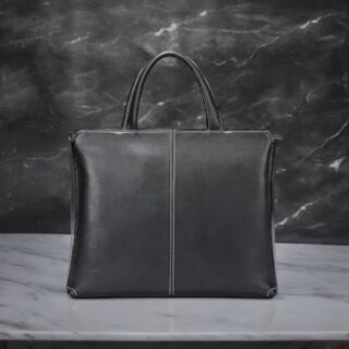 Δερμάτινος χαρτοφύλακας 14″ Bopai 11-121681 μαύρο