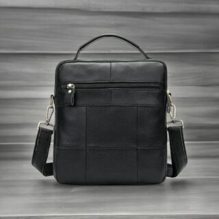 Δερμάτινο τσαντάκι ώμου Cardinal 8870 μαύρο