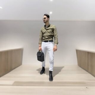 Δερμάτινο τσαντάκι ώμου Cardinal 8870 μαύρο