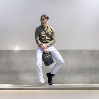 Δερμάτινο τσαντάκι ώμου Cardinal 7012 black