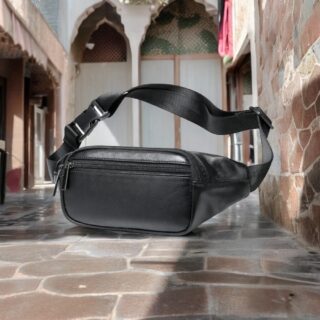 Δερμάτινο τσαντάκι μέσης Cardinal 7310 μαύρο