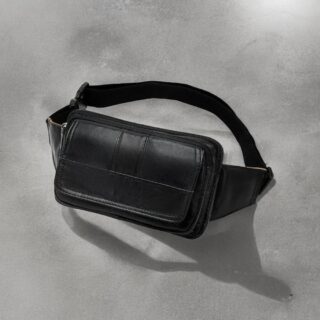 Δερμάτινο τσαντάκι μέσης Cardinal 8966 μαύρο