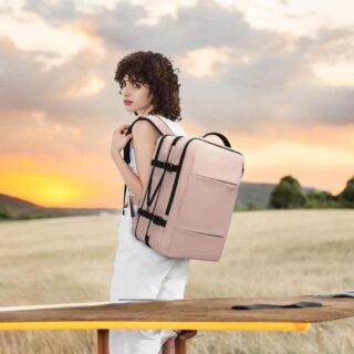 Bange 1908 Plus Ροζ 49L Σακίδιο Πλάτης Laptop 17.3”