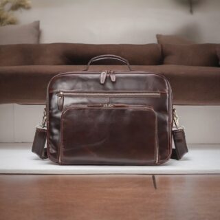 Cardinal Δερμάτινος Χαρτοφύλακας 5015 Σκούρο Καφέ