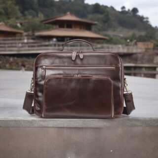 Cardinal Δερμάτινος Χαρτοφύλακας 5015 Σκούρο Καφέ