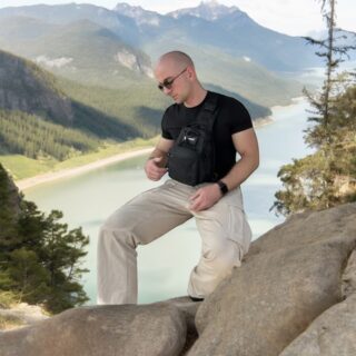 Τσαντάκι ώμου χιαστί crossbody Cardinal MT1050 μαύρο