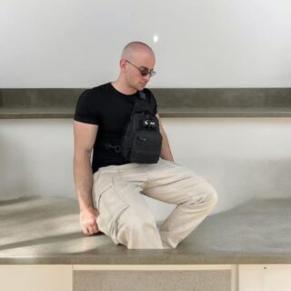 Τσαντάκι ώμου χιαστί crossbody Cardinal MT1050 μαύρο