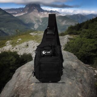 Τσαντάκι ώμου χιαστί crossbody Cardinal MT1050 μαύρο